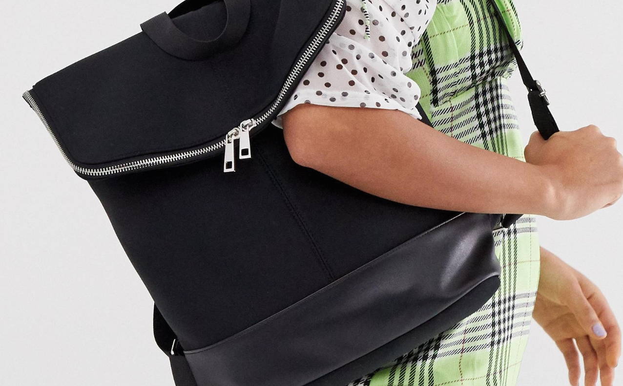 ASOS Design foldover backpack