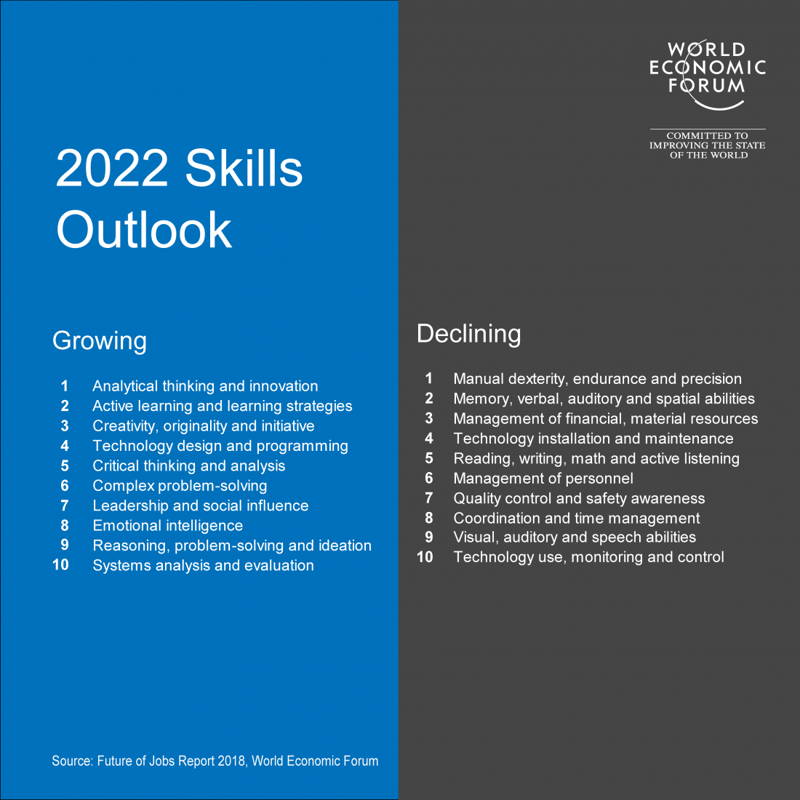 2022 Skills Outlook by the World Economic Forum