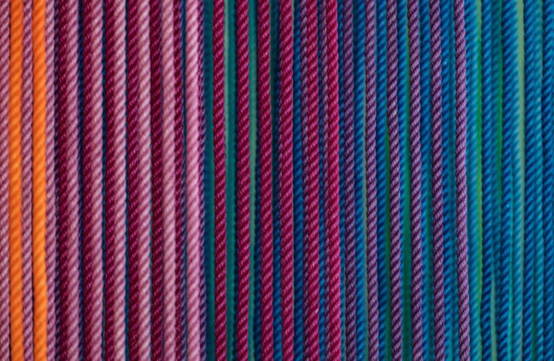 Colorful woven design