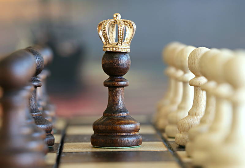 Winning a game of chess represents the strategy of negotiating job benefits
